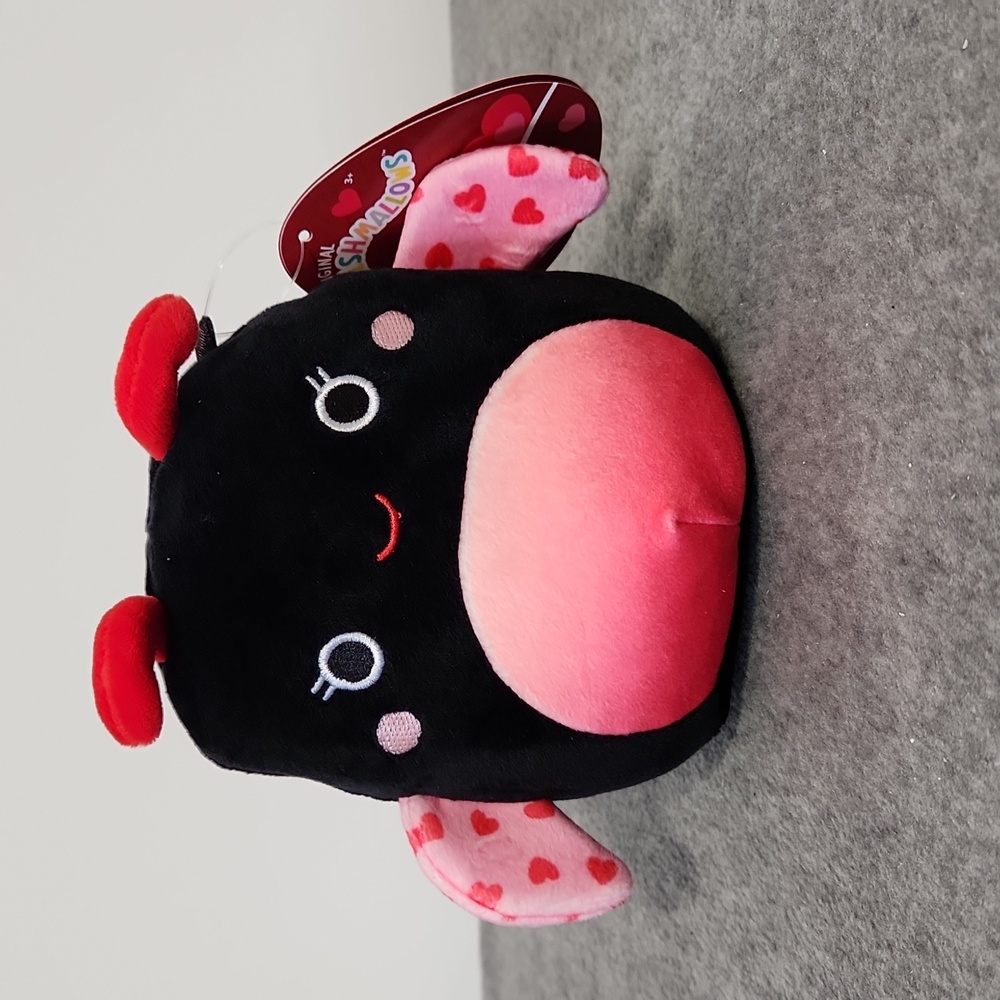 Ladee 6" Squishmallow stuffed animal Pastel Valentines Day Ladybug